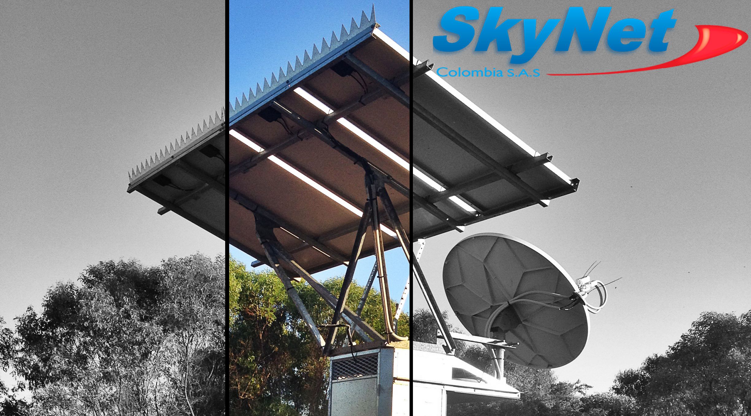 Antena satelital lleva internet rural a zonas apartadas